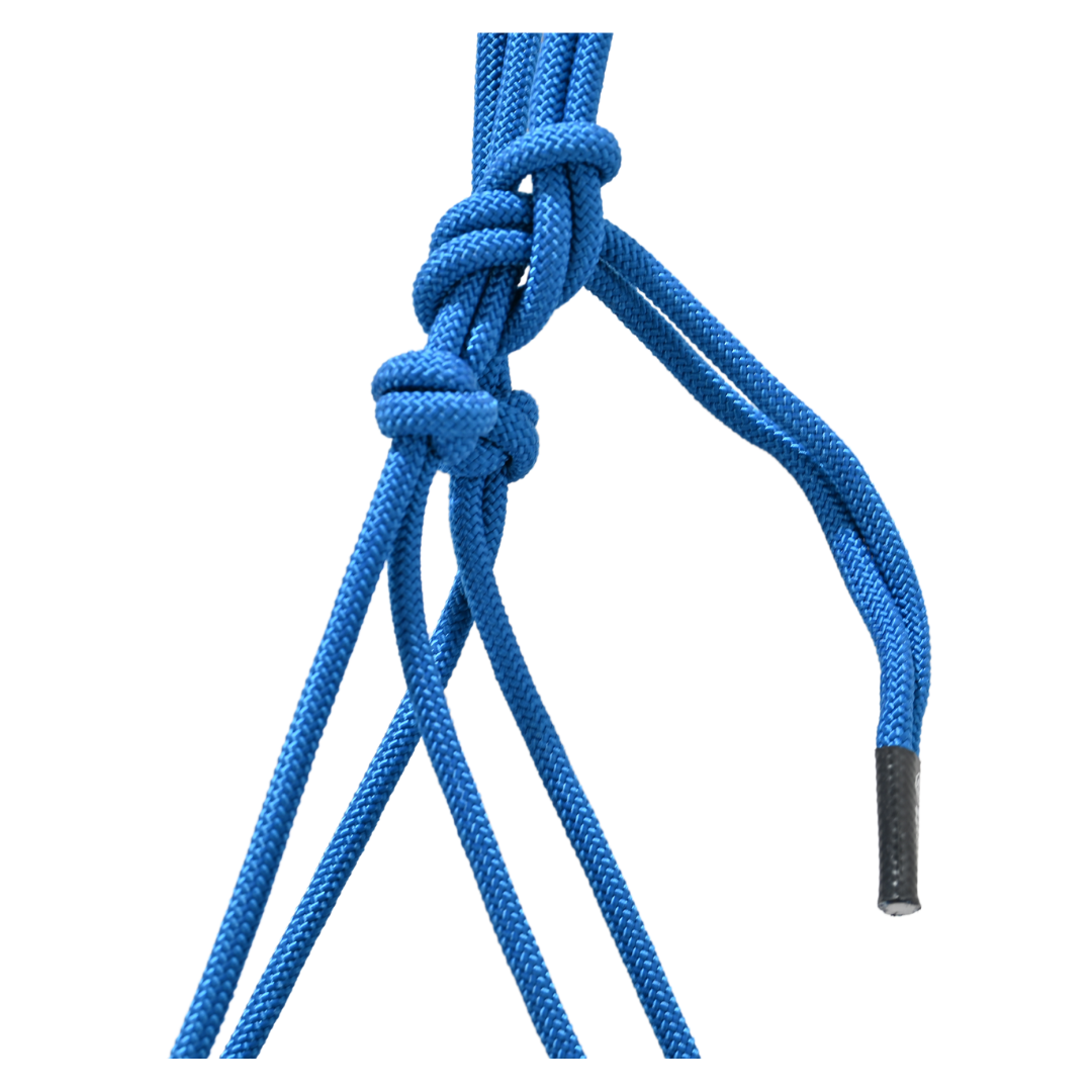 Cashel Beaded Rope Nose Halter with 9' Lead Rope- Blue