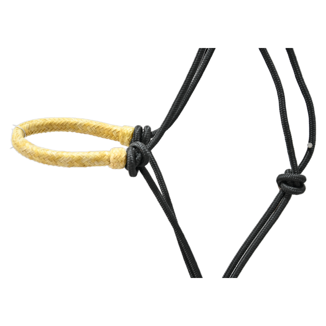 Classic Equine Rawhide Noseband Rope Halter with Lead