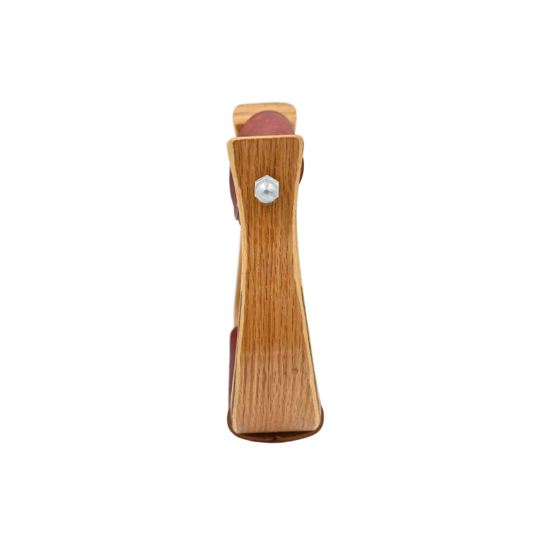 Coolhorse 2" Oak Wood Bell Stirrups