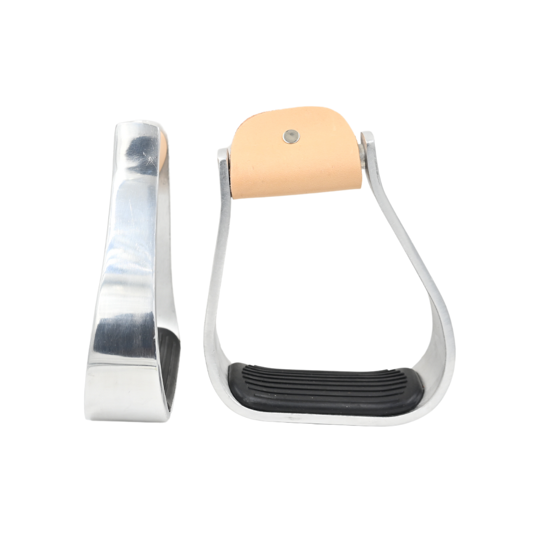 Coolhorse 2" Crooked Aluminum Barrel Stirrups