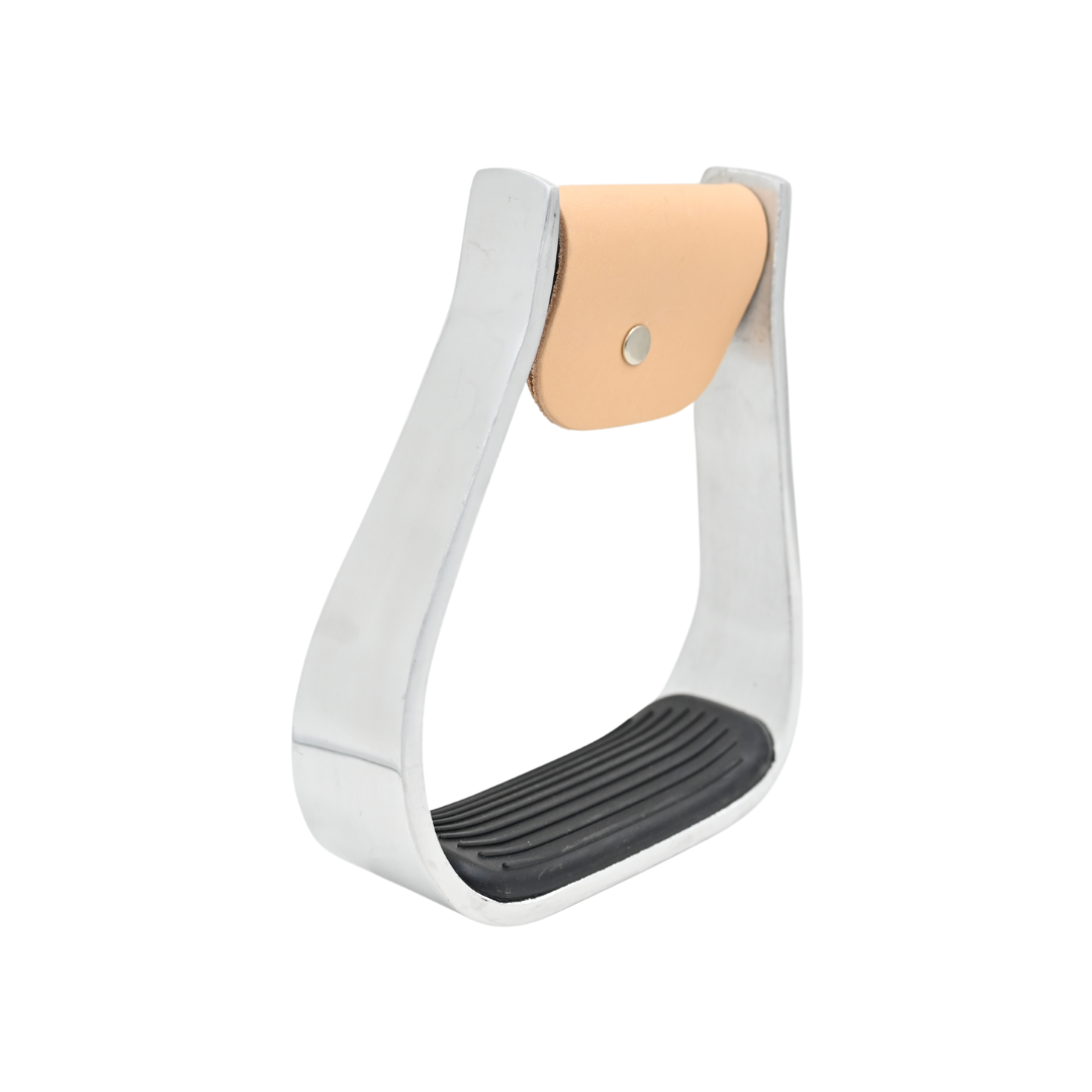 Coolhorse 2" Crooked Aluminum Barrel Stirrups