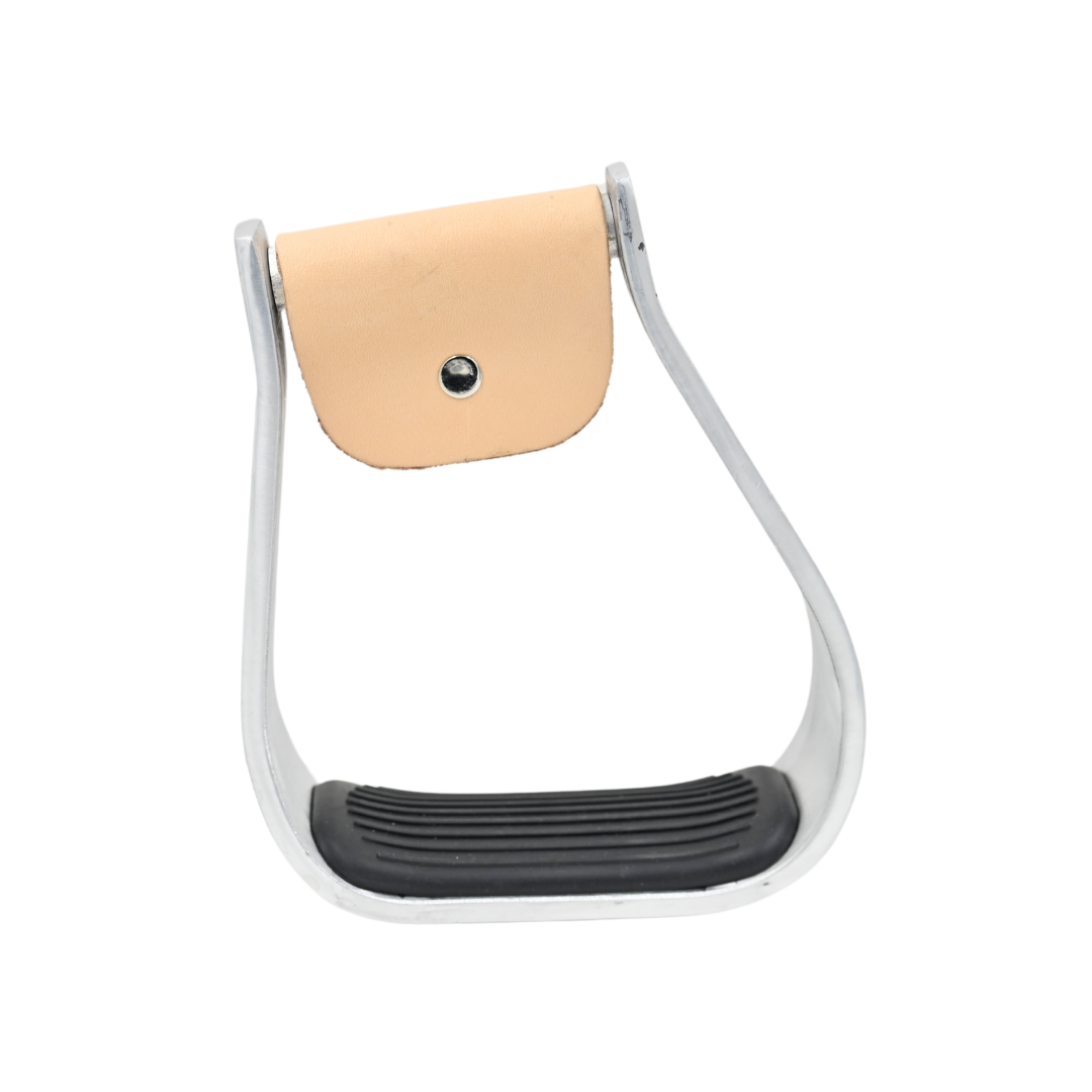 Coolhorse 2" Crooked Aluminum Barrel Stirrups