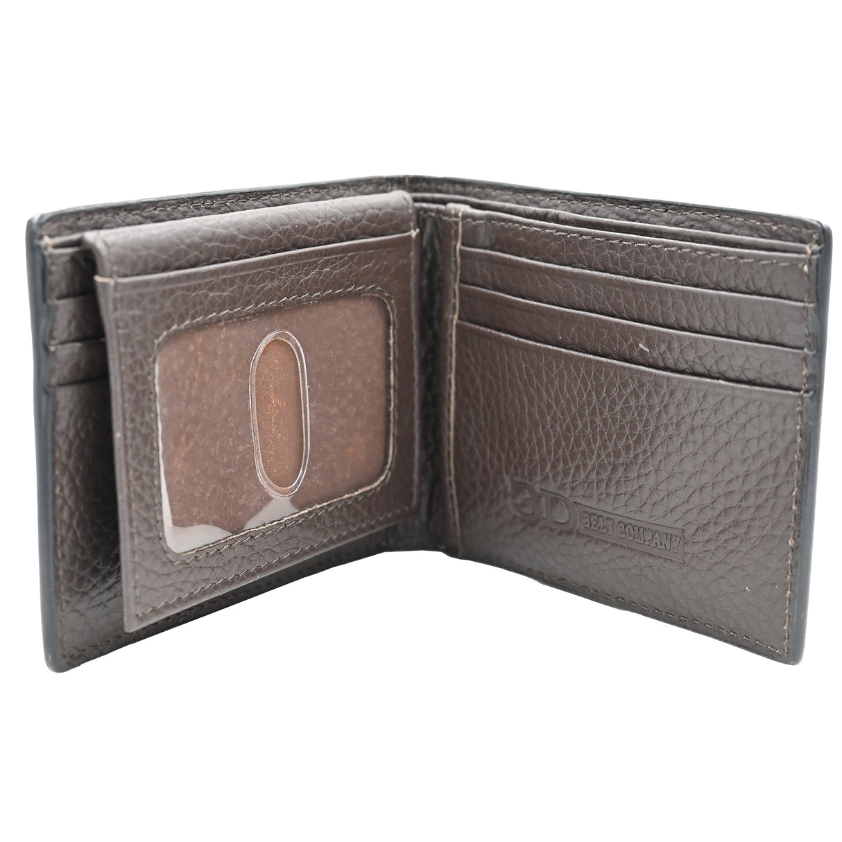 3D Leather Men's Card Suite Bifold Wallet