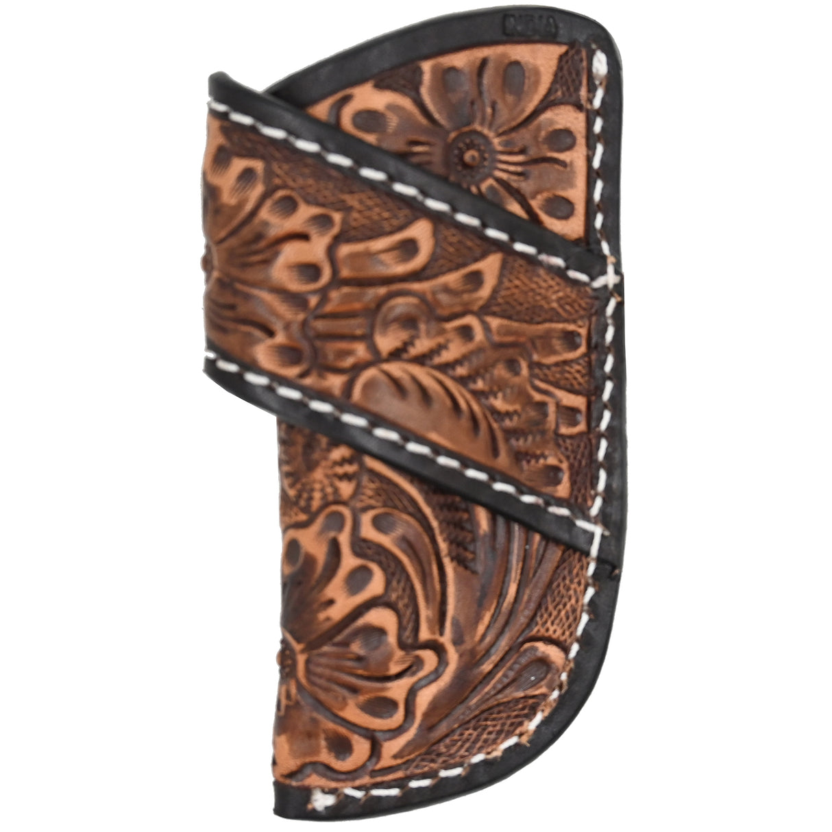 3D Leather Floral Tooled Knife Sheath