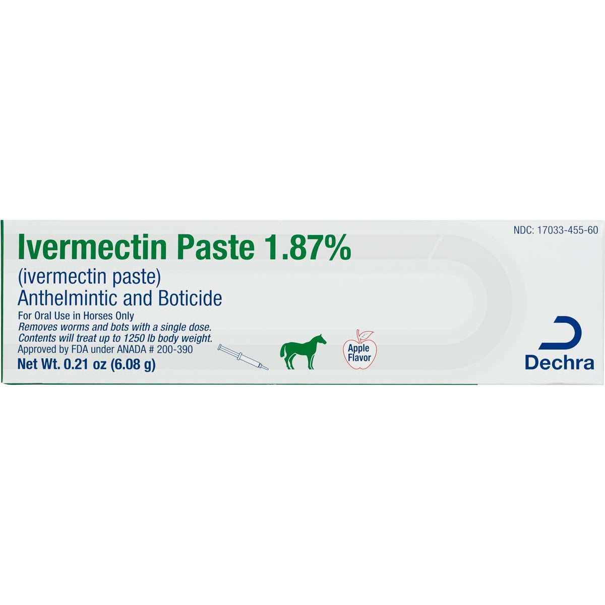 Dechra 1.87% Horse Ivermectin Paste