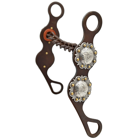 Dale Myers 8.5" Straight Chain Double Circle Concho Bit