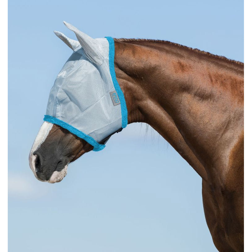 Horseware Amigo Fly Mask with Ears- Baby Blue/Electric Blue
