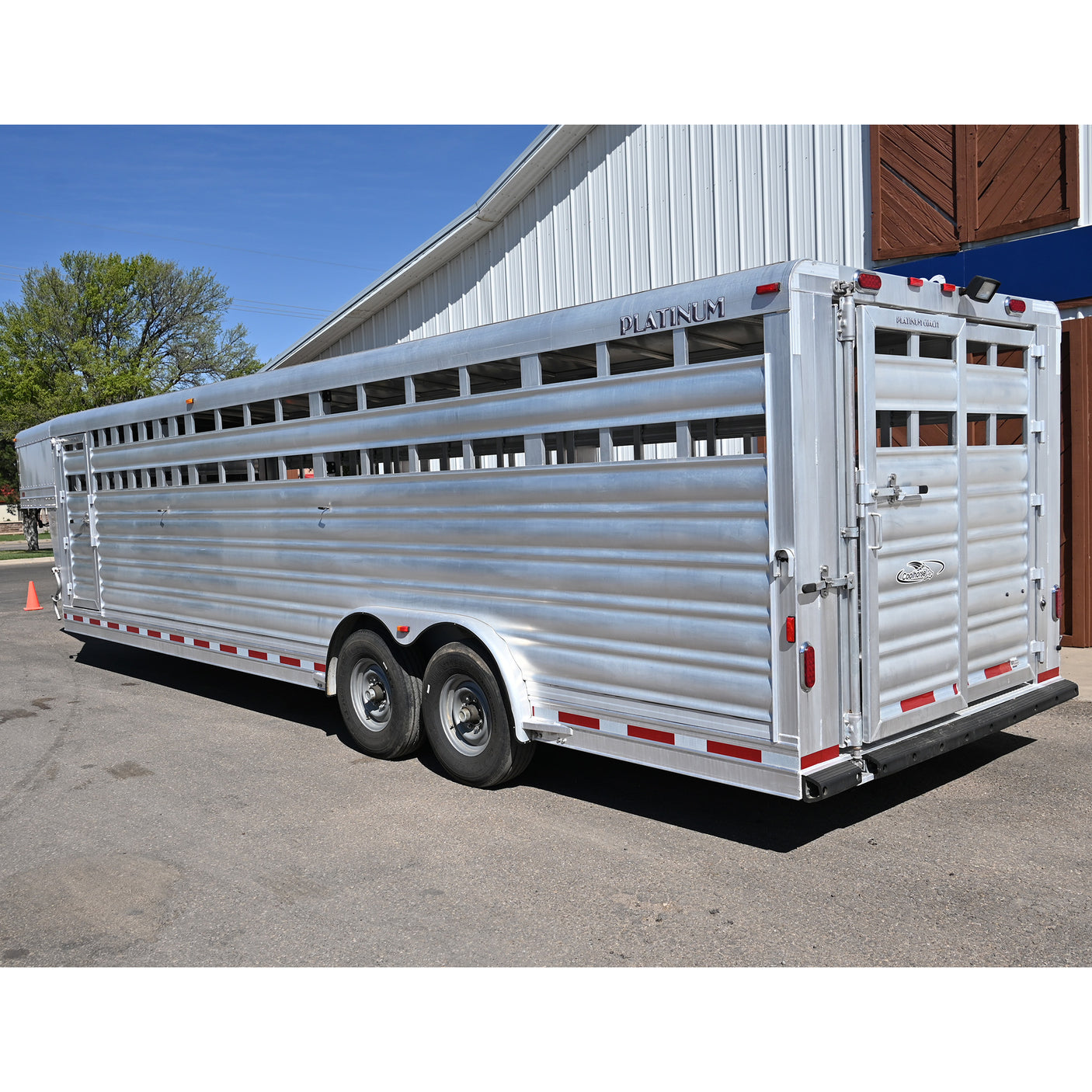2019 Platinum 28' x 8' Stock Trailer