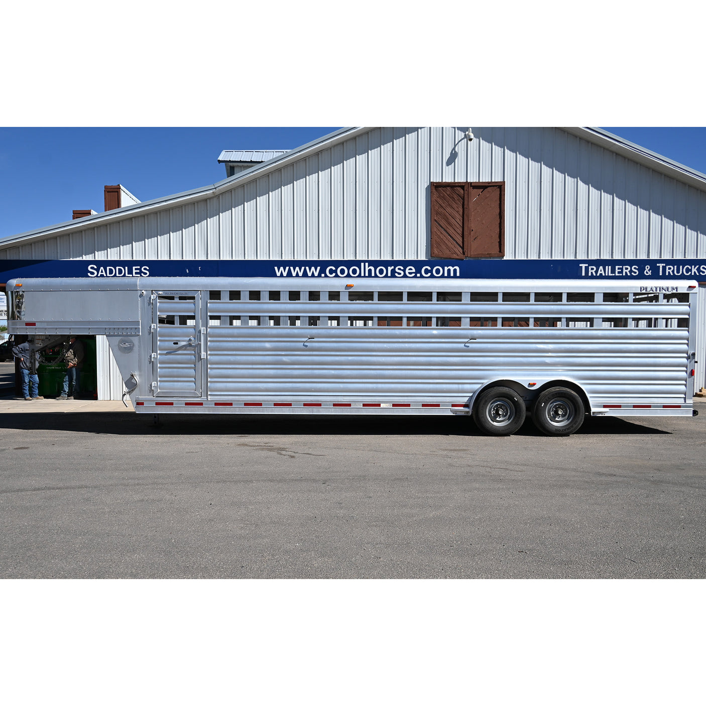 2019 Platinum 28' x 8' Stock Trailer