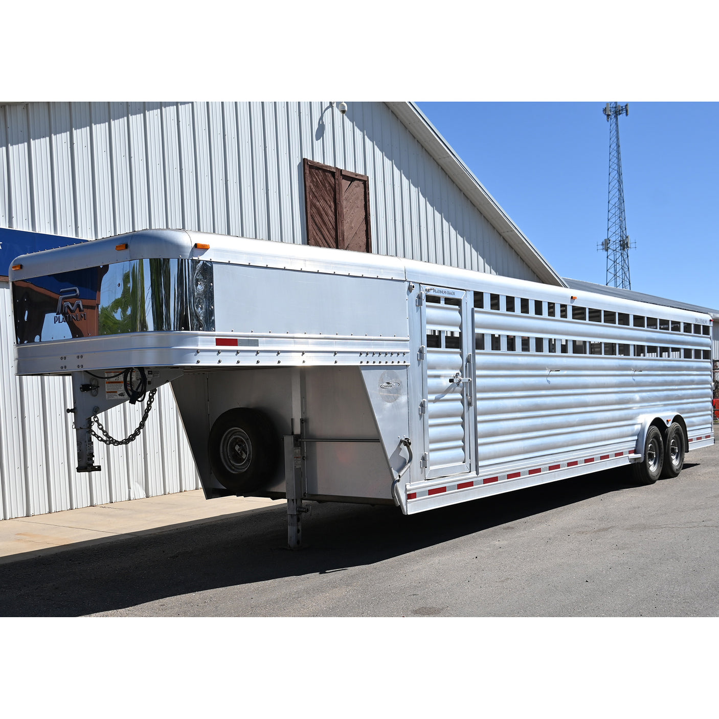 2019 Platinum 28' x 8' Stock Trailer