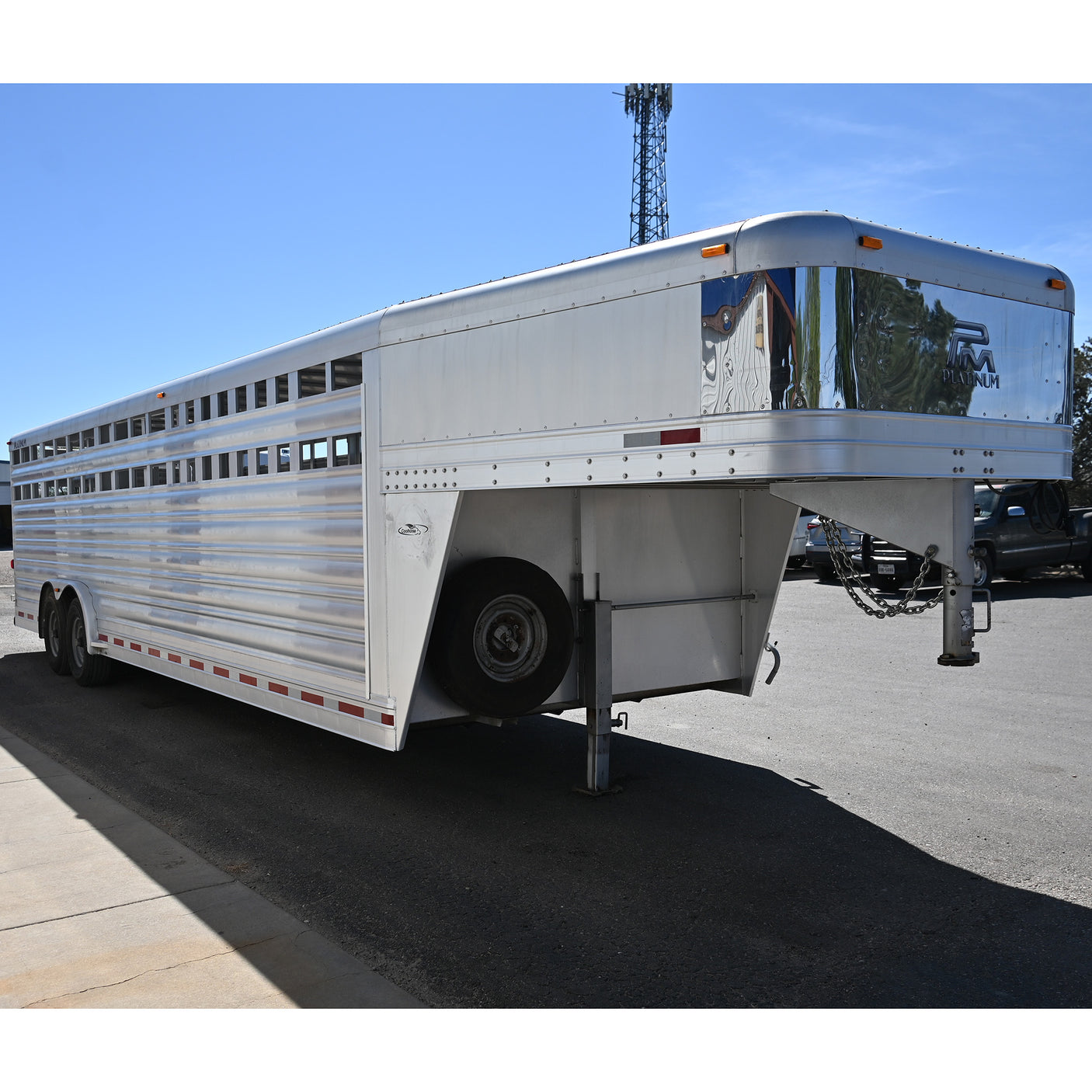 2019 Platinum 28' x 8' Stock Trailer