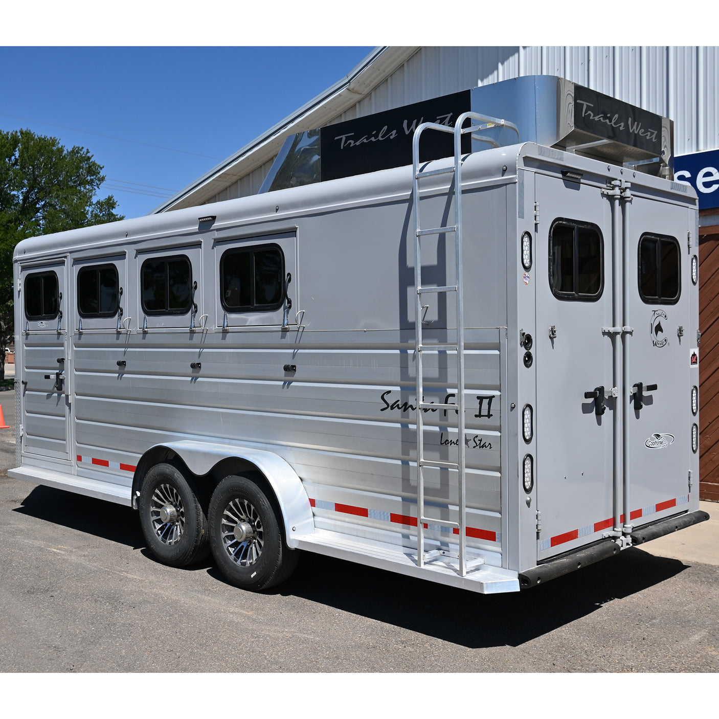 2024 Trails West 4 Horse Santa Fe Model Bumper Pull Horse Trailer