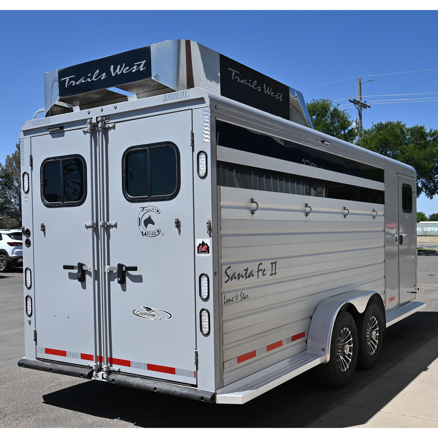2024 Trails West 4 Horse Santa Fe Model Bumper Pull Horse Trailer