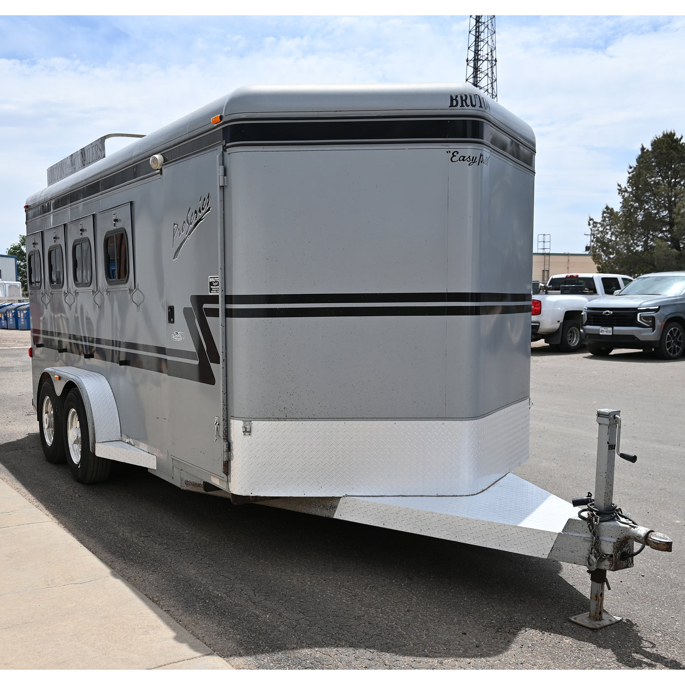 2013 Bruton 4 Horse Bumper Pull Horse Trailer