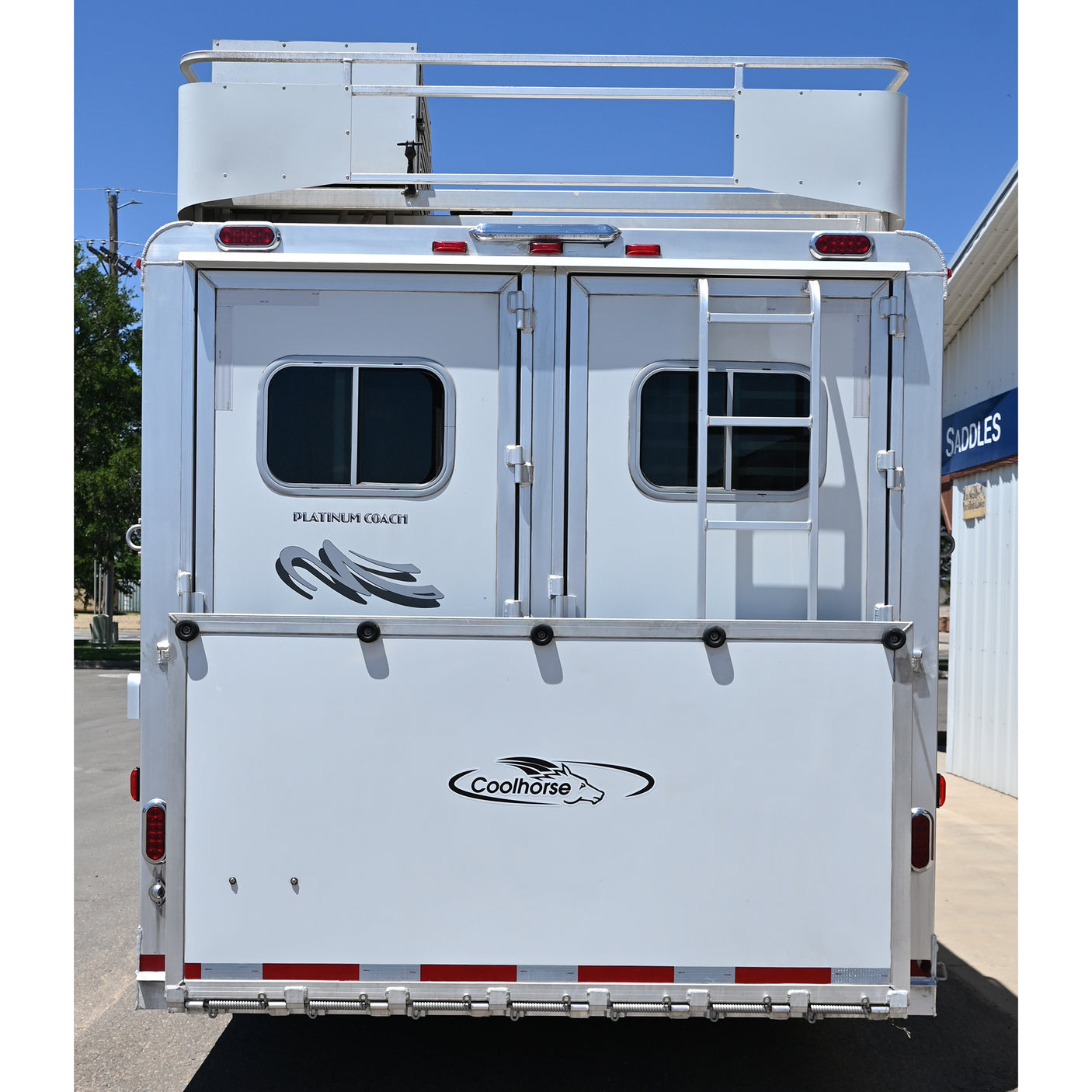 2020 Platinum 3 Horse Trailer with 10'8" Outback Customs Living Quarter