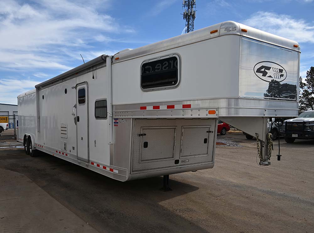 2015 4 Star 15' LQ, 17' Garage Toyhauler, Outlaw Conversion Trailer