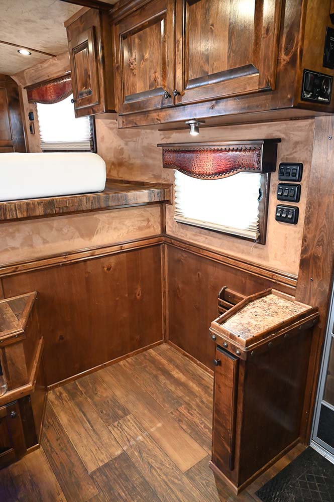 2015 4 Star 15' LQ, 17' Garage Toyhauler, Outlaw Conversion Trailer