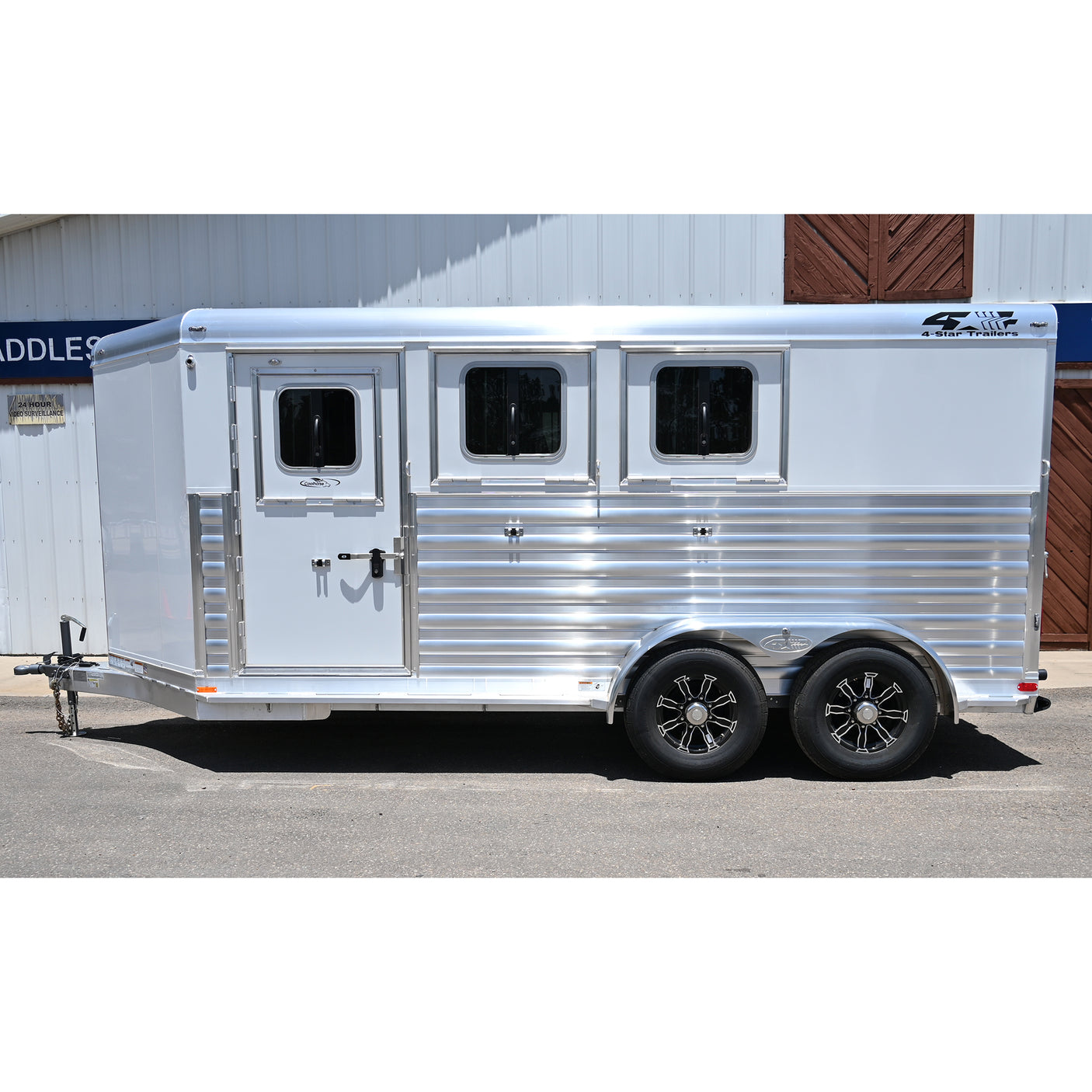 2027 4 Star 3 Horse Bumper Pull Trailer 6'x10" x 15'