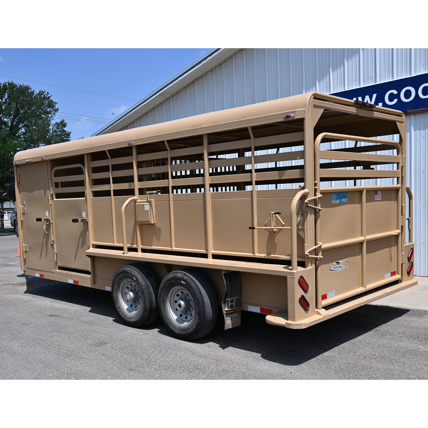 2022 Hughes Light 6'8"x19' Stock Combo Trailer