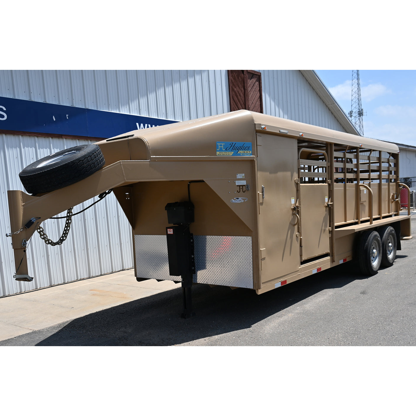 2022 Hughes Light 6'8"x19' Stock Combo Trailer