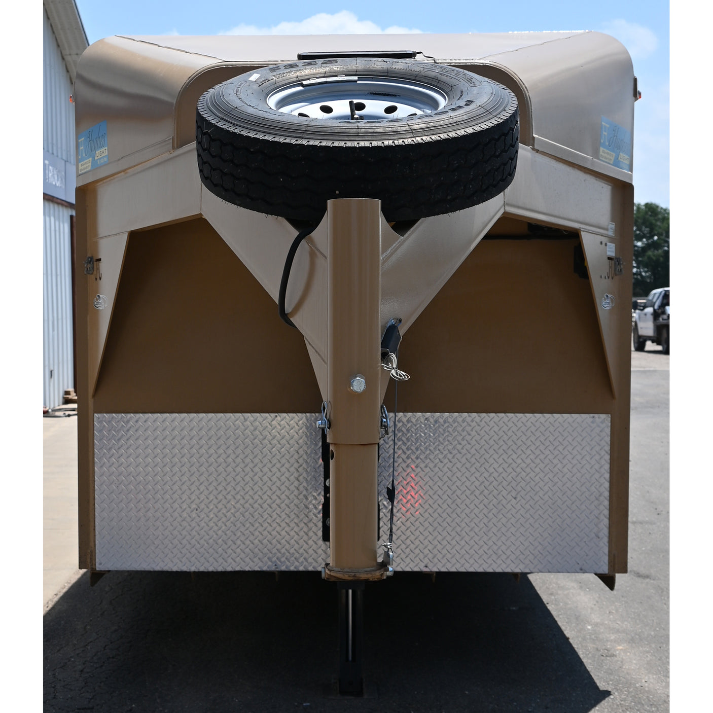 2022 Hughes Light 6'8"x19' Stock Combo Trailer