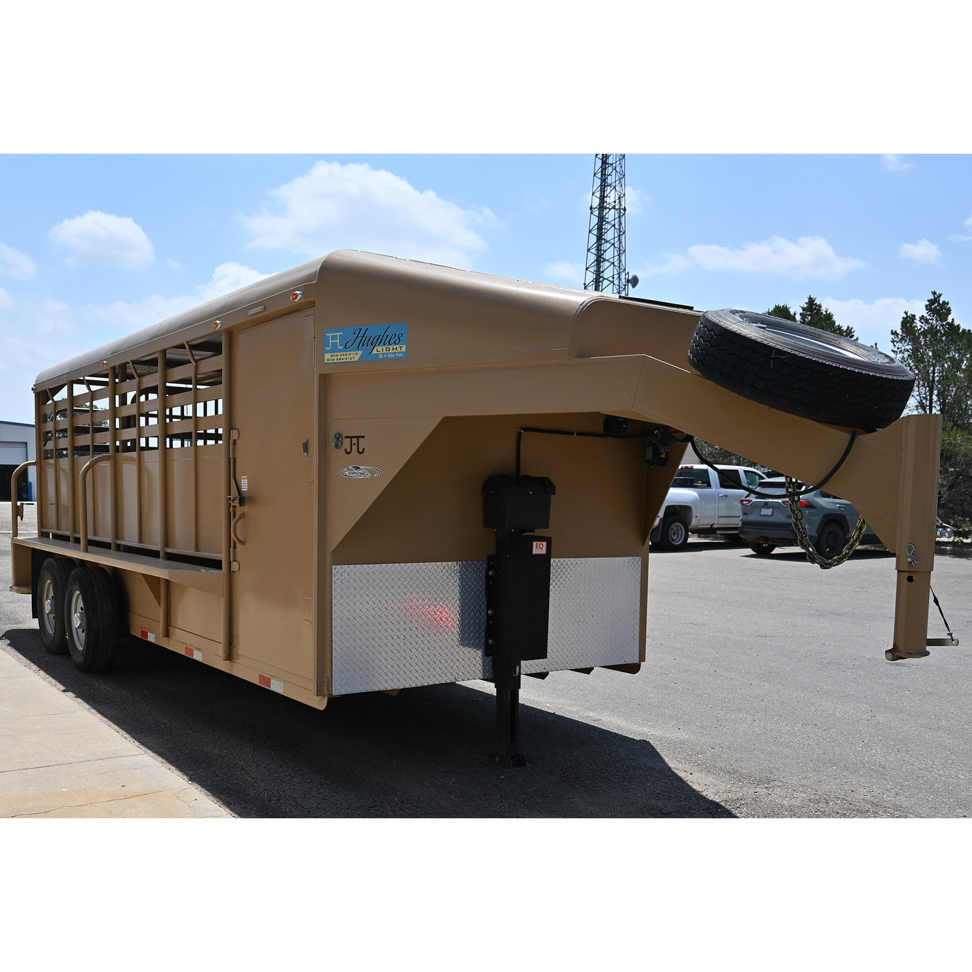 2022 Hughes Light 6'8"x19' Stock Combo Trailer