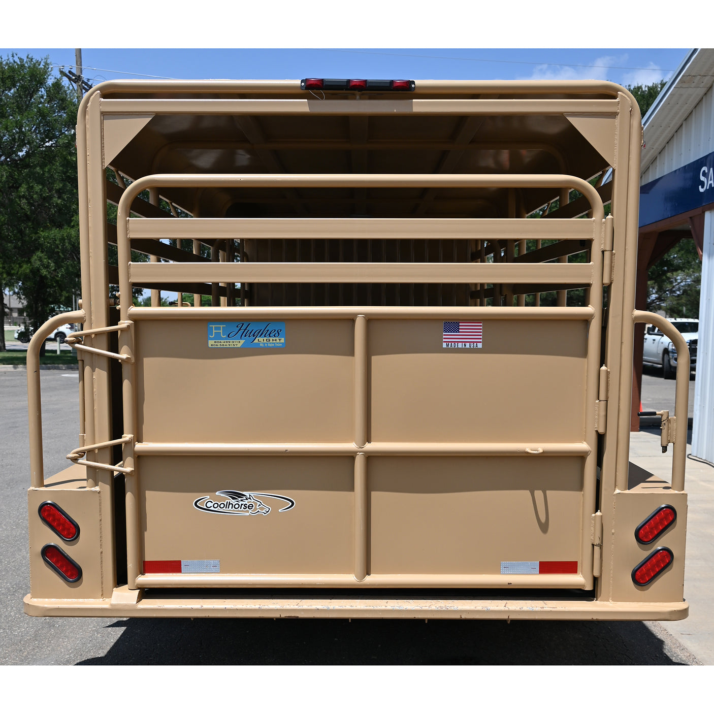 2022 Hughes Light 6'8"x19' Stock Combo Trailer