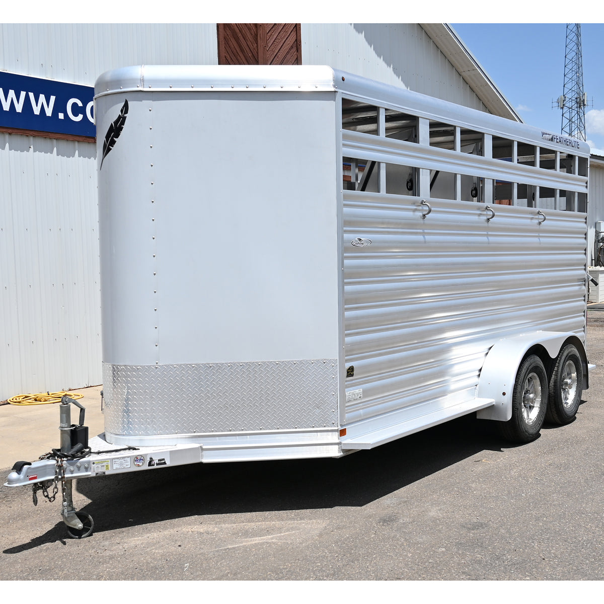 2023 Featherlite 3 Horse Stock Combo Bumper Pull Horse Trailer