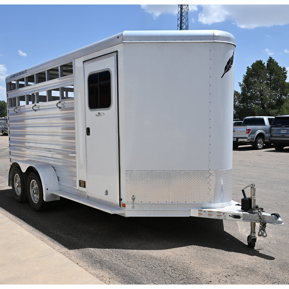 2023 Featherlite 3 Horse Stock Combo Bumper Pull Horse Trailer