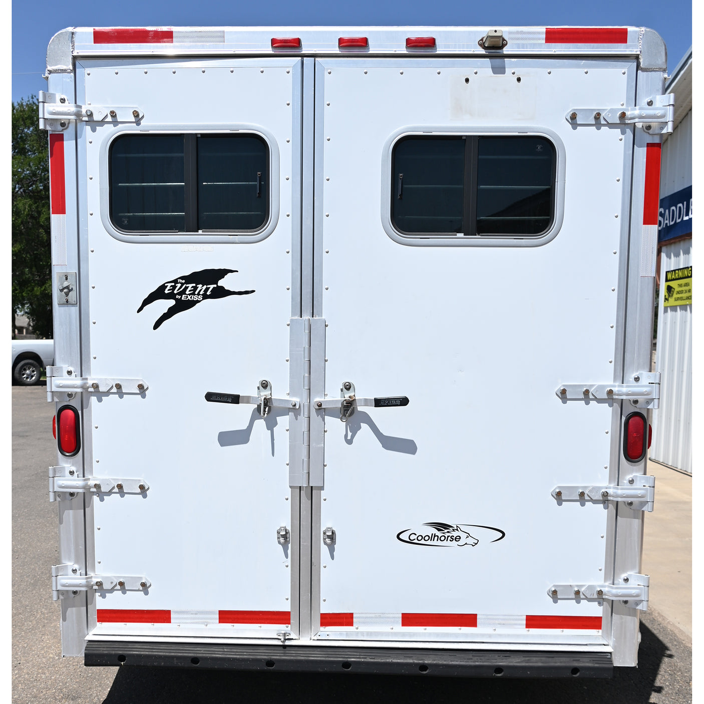 2002 Exiss 3 Horse Gooseneck Horse Trailer