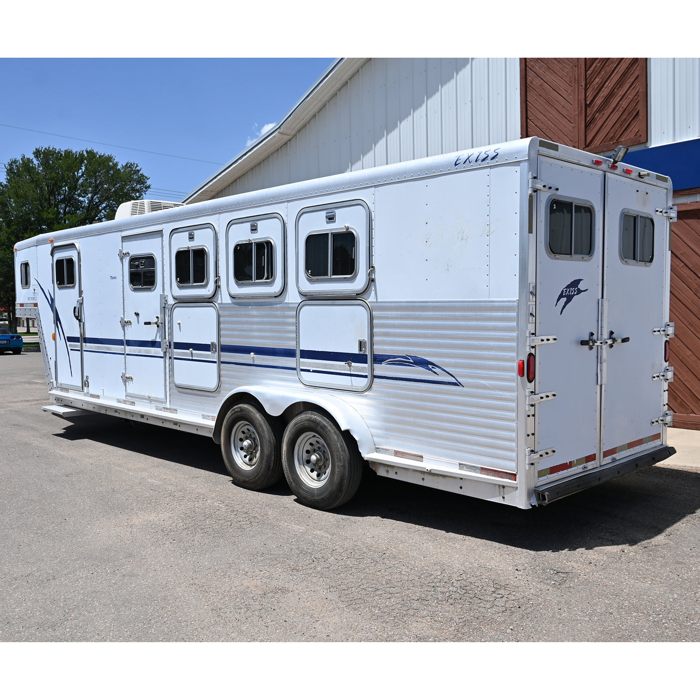 2001 Exiss 4 Horse Trailer with 6' Dressing Room