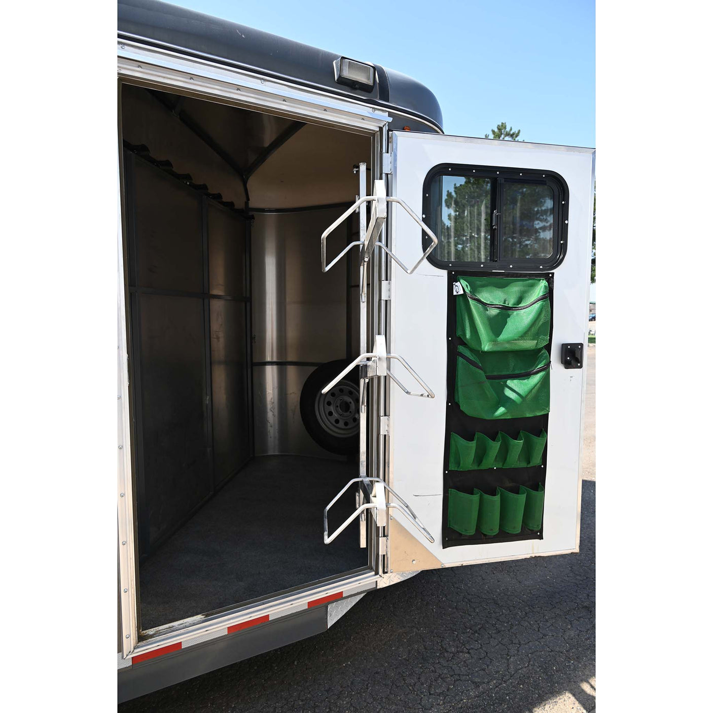 2024 Maverick 3 Horse Trailer Bumper Pull Stock Combo Trailer