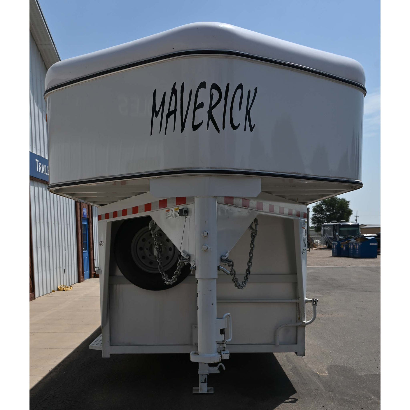 2020 Maverick 4 Horse Stock Combo Gooseneck Trailer