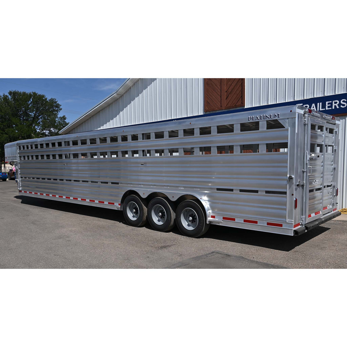 2027 Platinum 36' Stock Trailer Triple Axle, 8' Wide