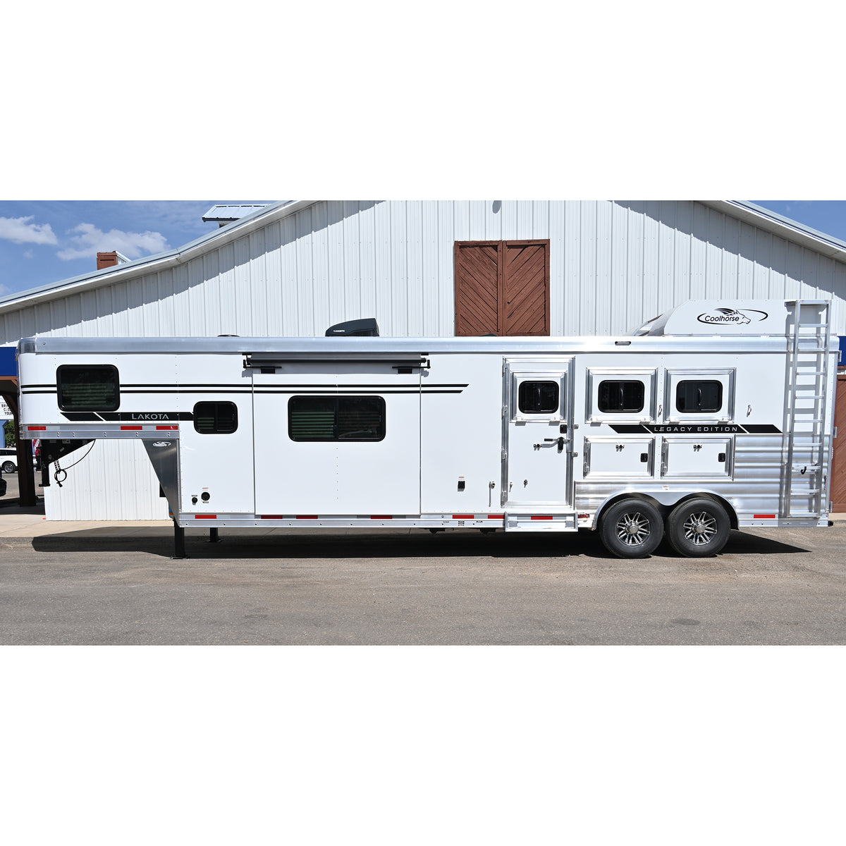 2027 Lakota Legacy 3 Horse Trailer with 13' LQ, Slide Out, Pre Wired for Onan