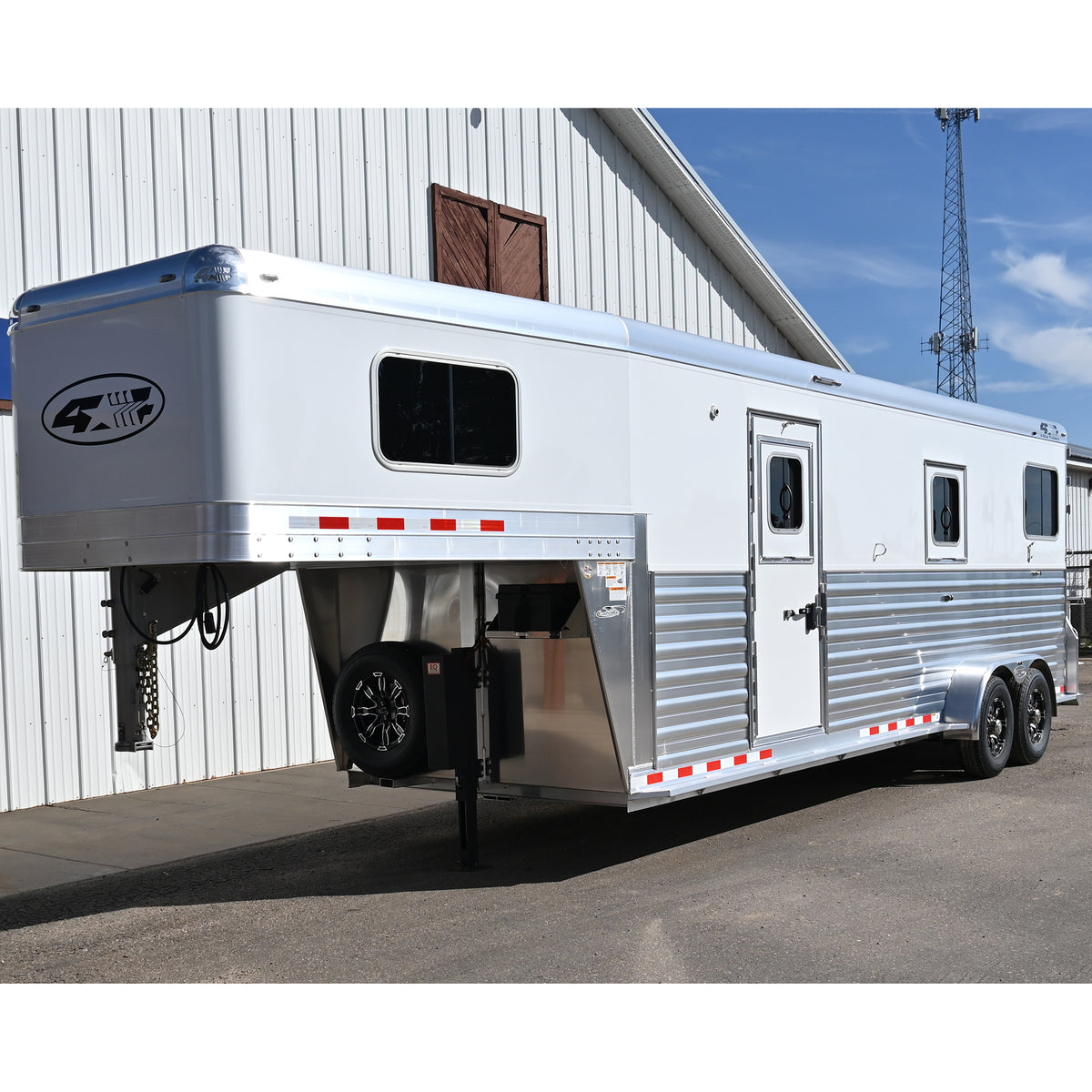 2027 4 Star 2 + 1 Straight Load Quiet Ride 23' x 6'10" Wide Horse Trailer