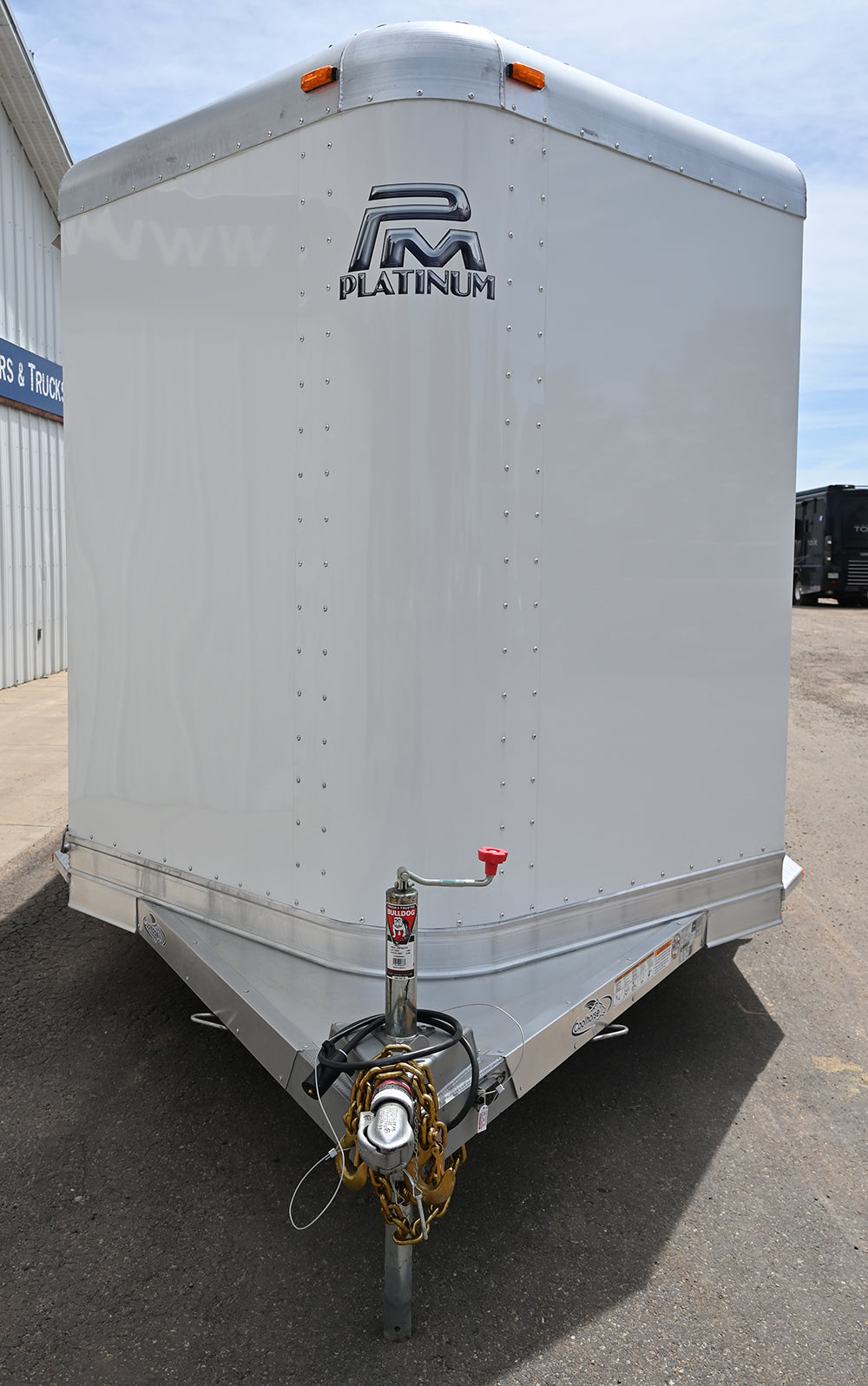 SOLD! 2025 Platinum Coach 2 Horse Bumper Pull Stock Combo Trailer