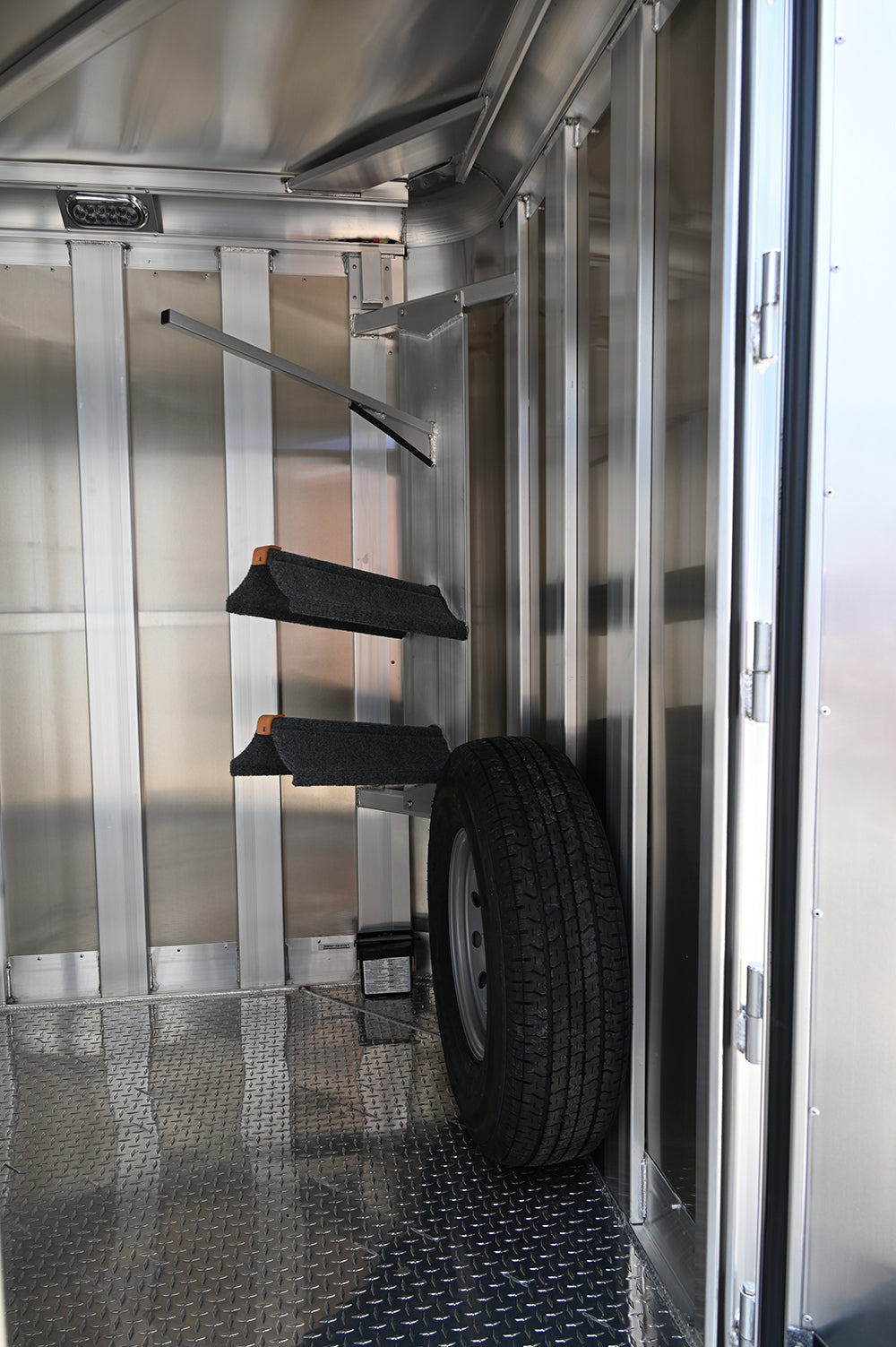 SOLD! 2025 Platinum Coach 2 Horse Bumper Pull Stock Combo Trailer