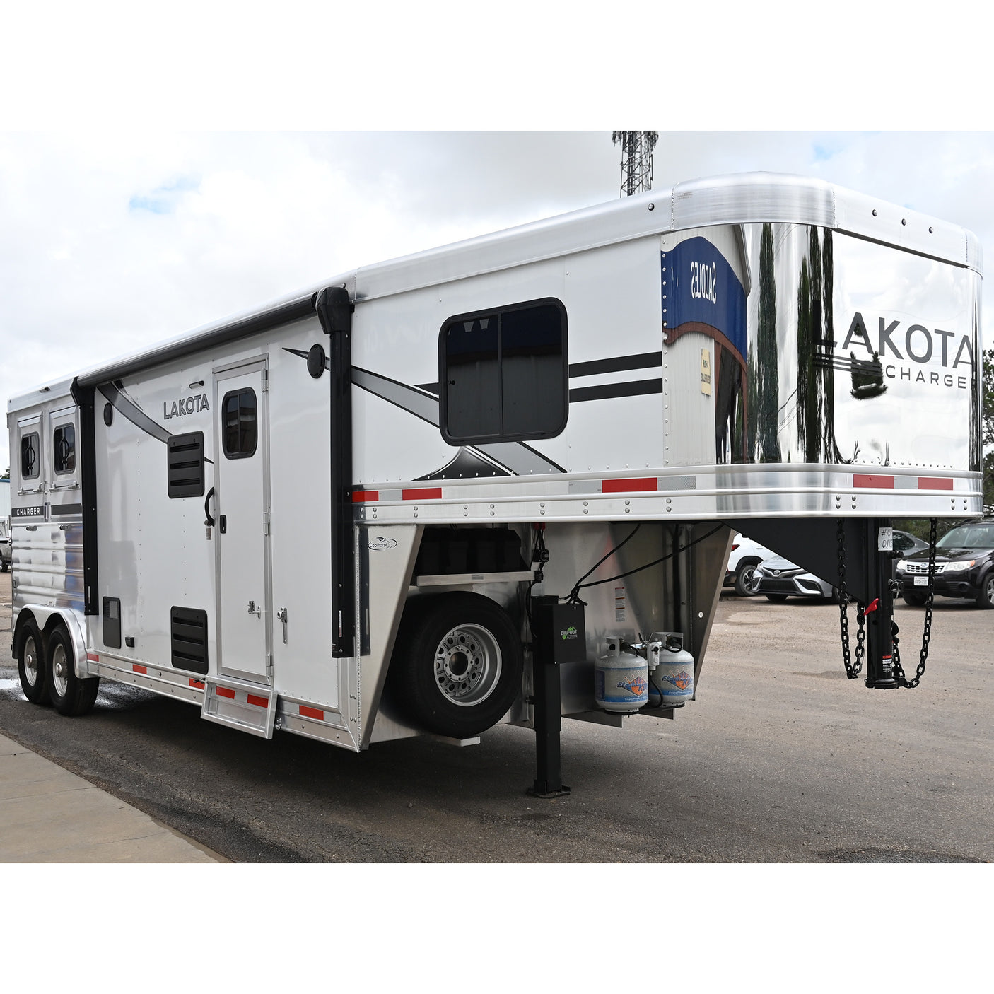 2026 Lakota Charger 2 Horse Trailer 8' Wide with 9' Living Quarter