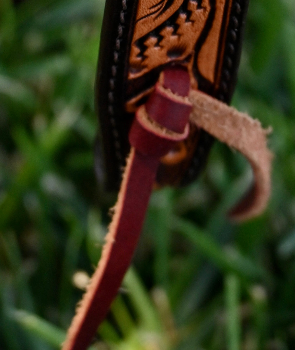 Cashel Two Tone Floral Split Ear Headstall