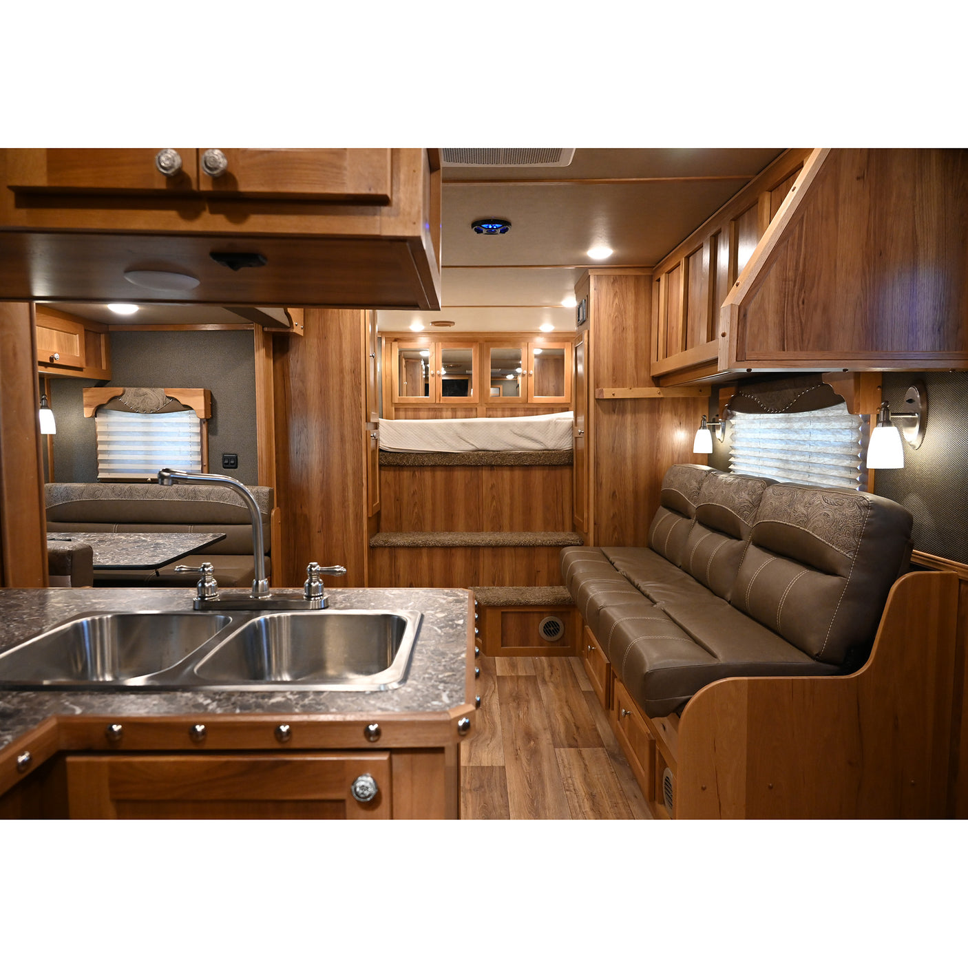 2022 SMC Stock Combo 15' Living Quarter Trailer with Diesel Onan Generator