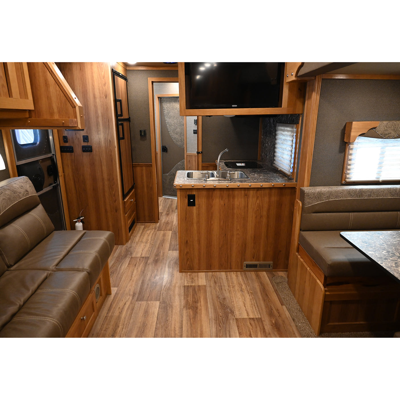 2022 SMC Stock Combo 15' Living Quarter Trailer with Diesel Onan Generator