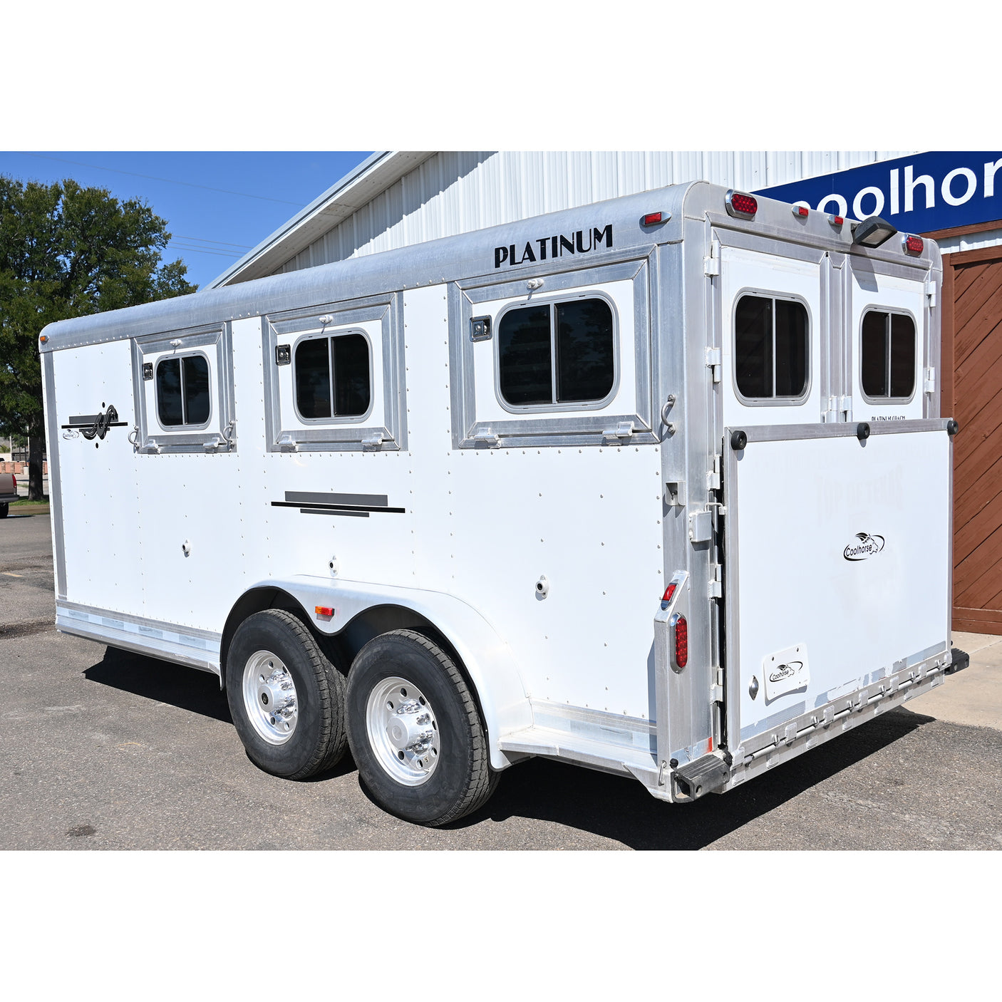 2008 Platinum Low Pro Bumper Pull 2+1 Show Trailer
