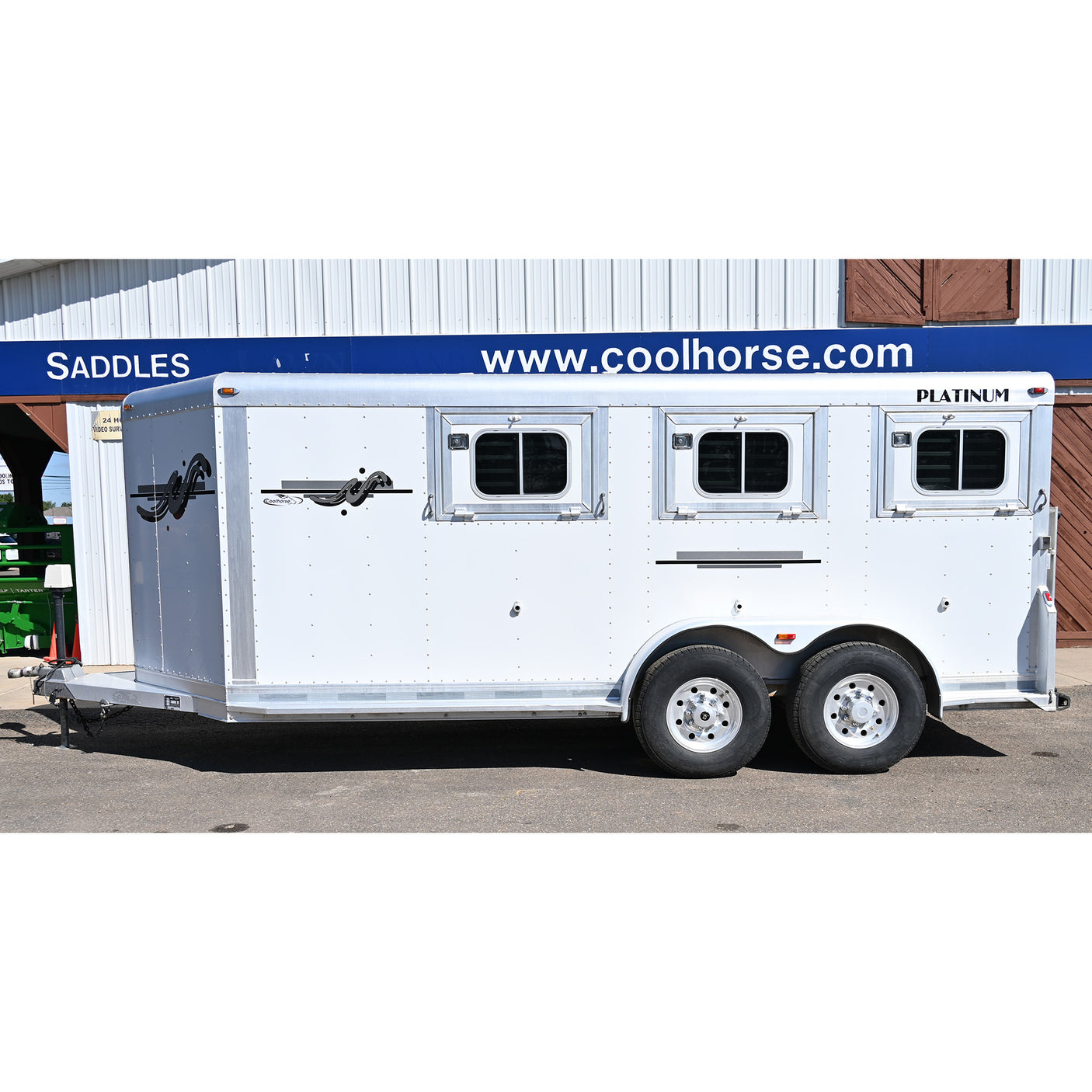 2008 Platinum Low Pro Bumper Pull 2+1 Show Trailer