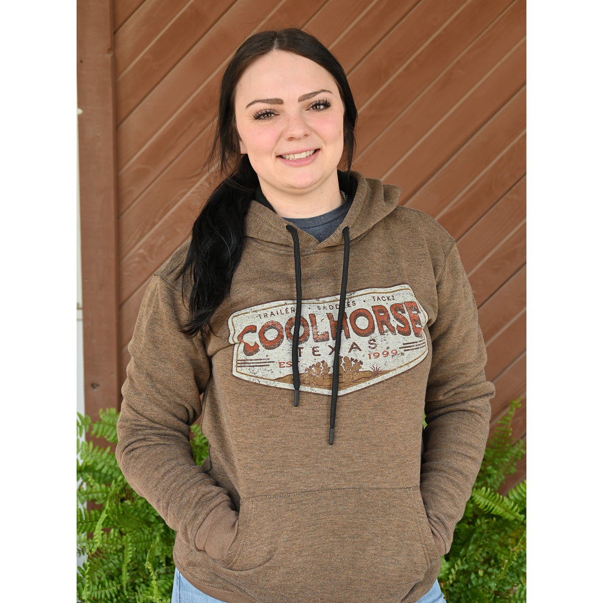 Coolhorse Rustic Desert Brown Hoodie