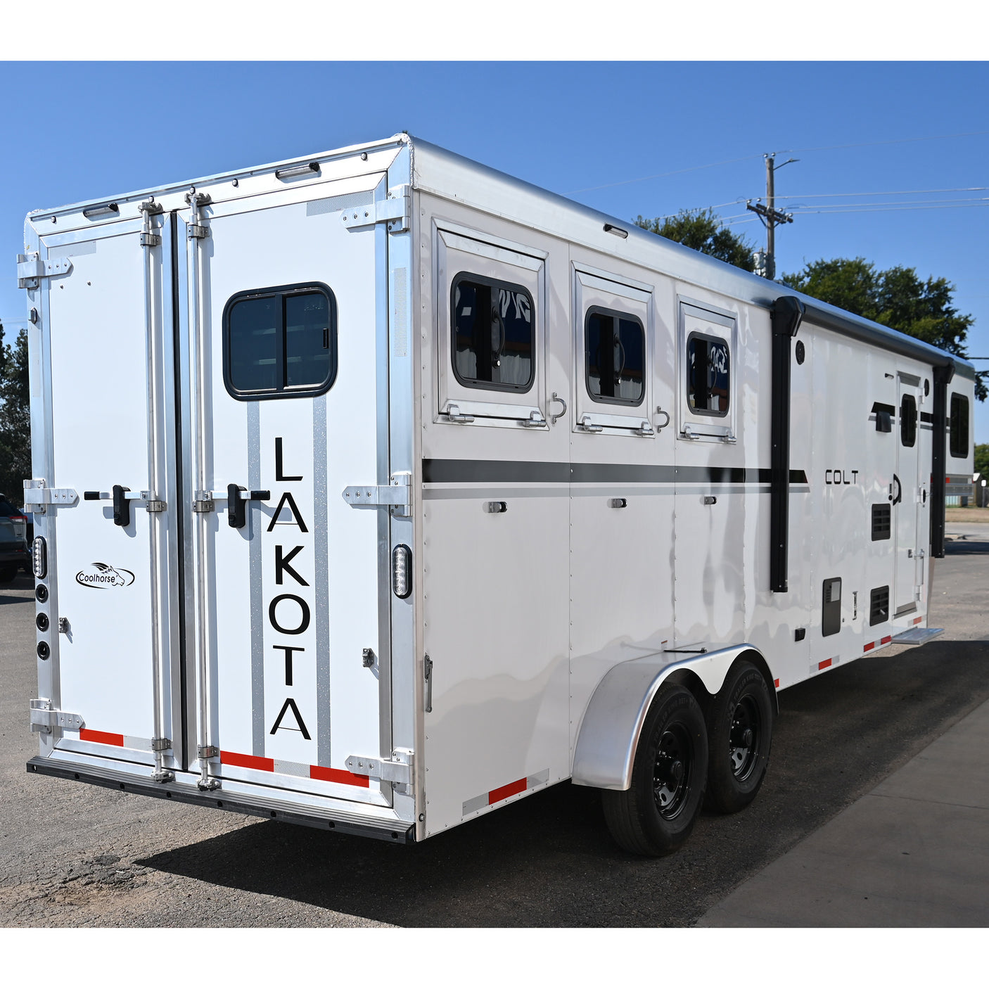 2026 Lakota Colt 3 Horse Trailer with 9' Living Quarter