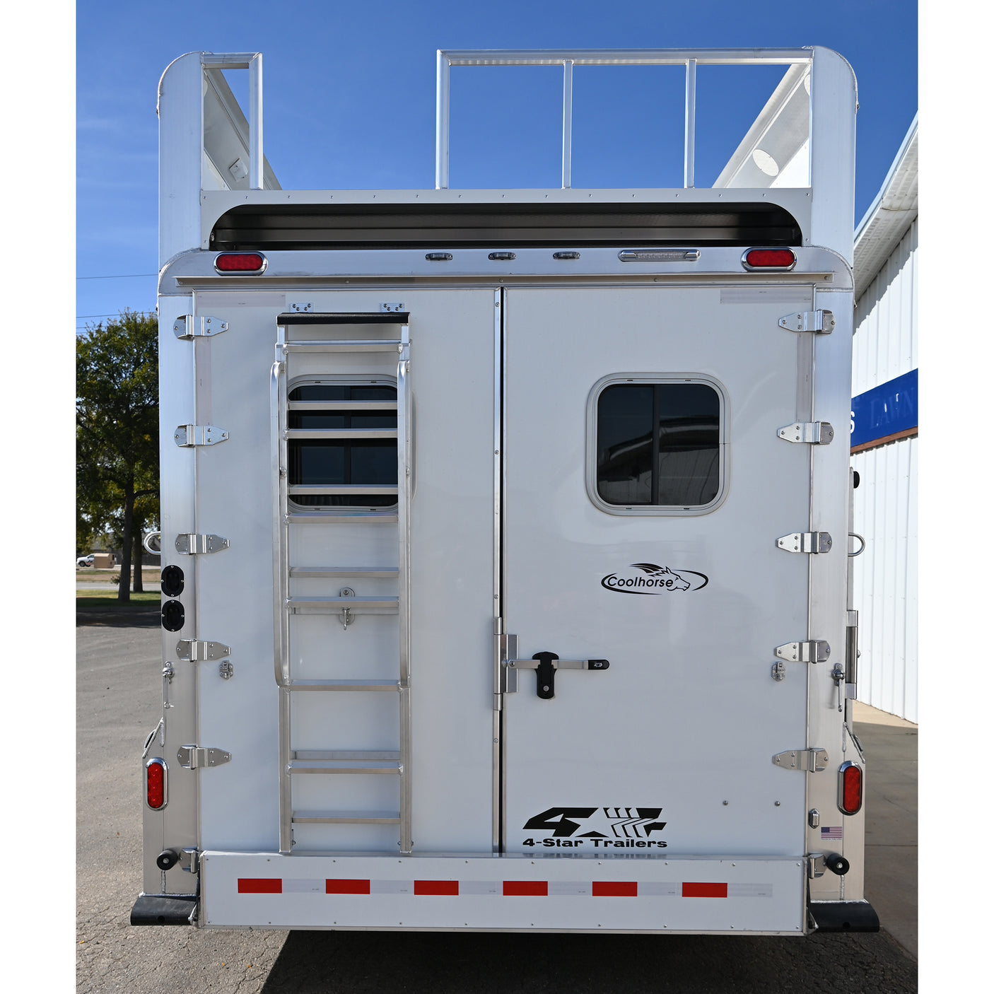 2026 4 Star 4 Horse Bumper Side Load Pull Loaded Horse Trailer