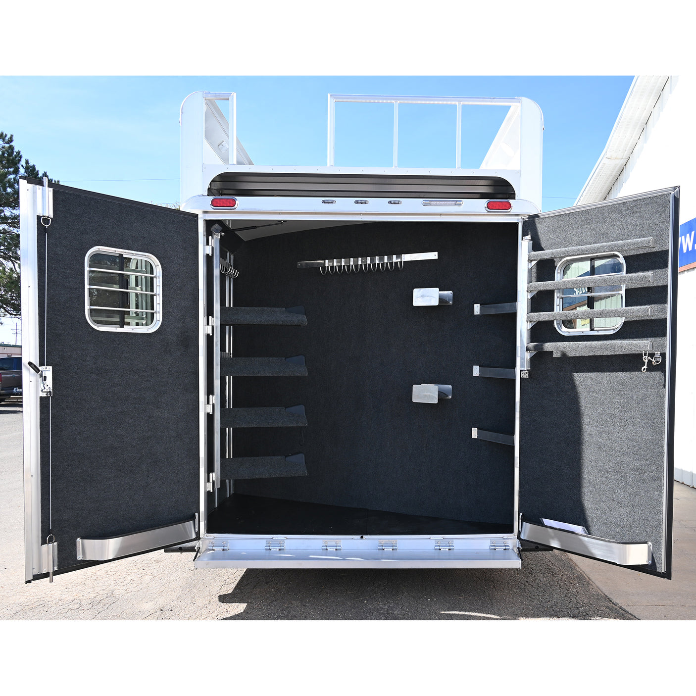 2026 4 Star 4 Horse Bumper Side Load Pull Loaded Horse Trailer