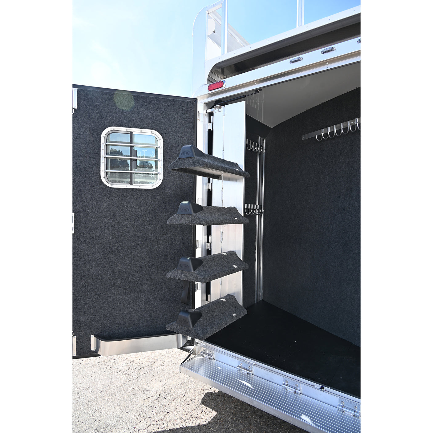 2026 4 Star 4 Horse Bumper Side Load Pull Loaded Horse Trailer