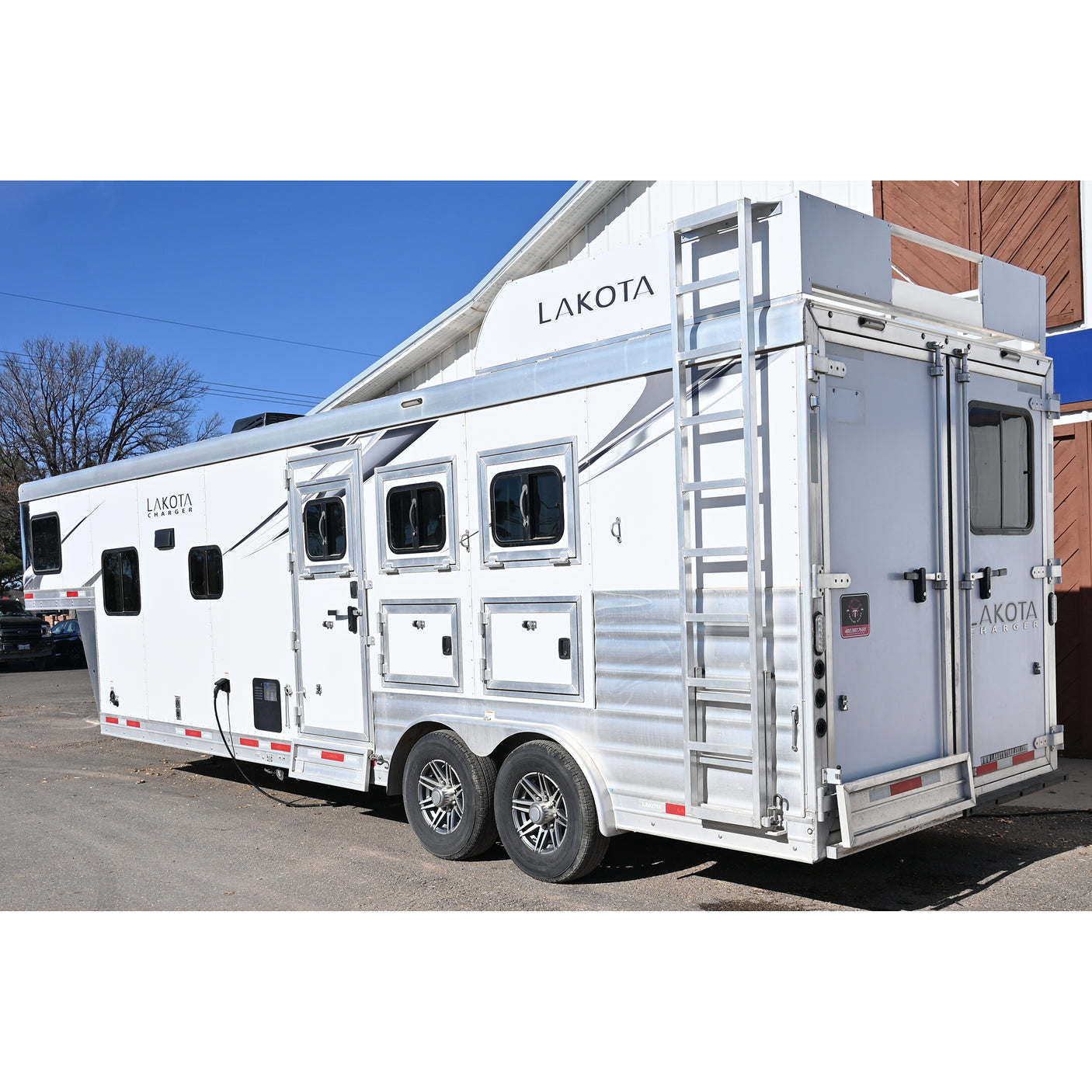 2022 Lakota Charger 3 Horse Trailer with 11' Living Quarter